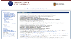 Desktop Screenshot of cyberlawcentre.org