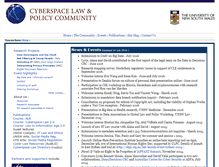 Tablet Screenshot of cyberlawcentre.org